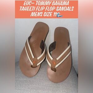 🎉HP🎉EUC- Tommy Bahama Taheeti Flip Flop Sandals Mens Size 11🌊